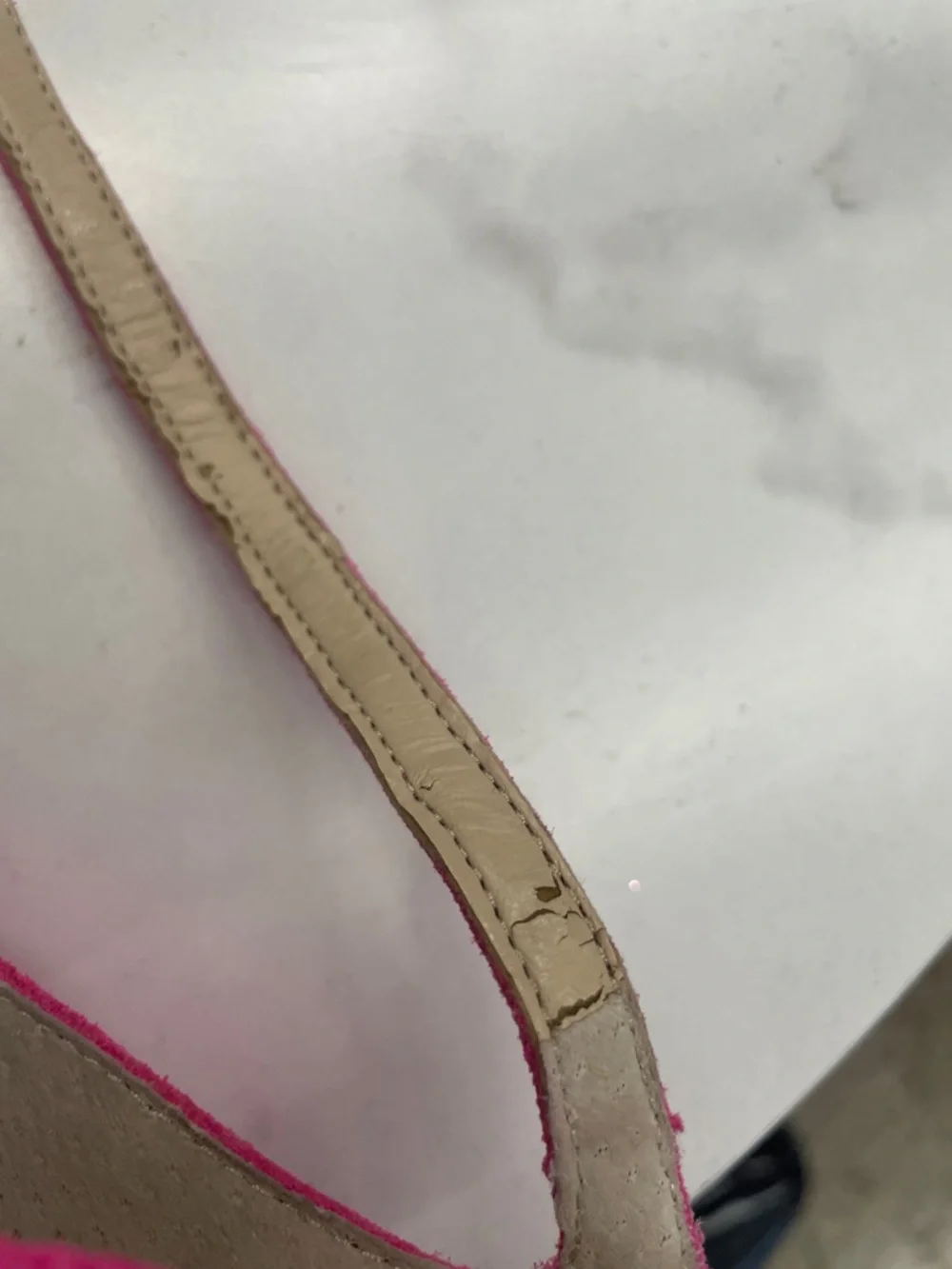Vince Camuto Hot Pink Studded Espadrille Wedges - Picture 6 of 6